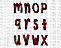 Buffalo Alpha Pack, Alphabet Pack PNG File, Alpha Pack Sublimation Design M-X