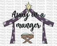 Red Manger with Dots, Christmas Sublimation Design, Holiday PNG File