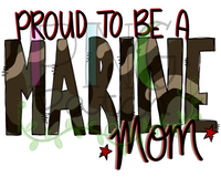 Proud to be a Marine Mom