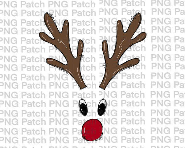 Boy Reindeer, Christmas PNG Files, Holiday Sublimation Design