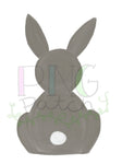 Gray Brown Watercolor Bunny