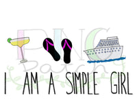 I Am A Simple Girl, Cruise