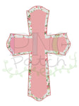 Vintage Mint Rose Easter Cross