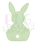 Green Gingham Bunny