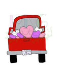 Truck with Hearts, Valentine's Day