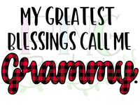 My Greatest Blessings Call Me Grammy