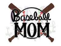 Baseball Mom, Baseball PNG Files for Sublimation