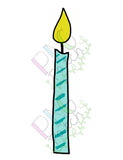 Birthday Pink Cake Extra Candle, Girl PNG Files for Sublimation