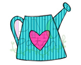 Cute Watering Can with Heart, I wet my Plants and Plain