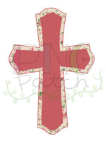 Vintage Rose Easter Cross