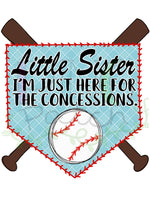 I'm Just Here for the Concessions, Baseball Little Sister, Plaid