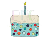 Birthday Blue Cake Age One, Birthday PNG Files for Sublimation