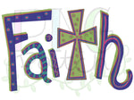 Faith with Whimsical Cross