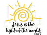 Jesus is the Light of the World, John 8:12