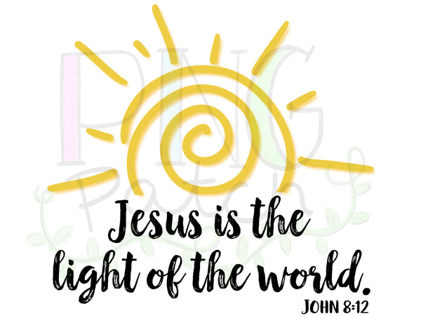 Jesus is the Light of the World, John 8:12